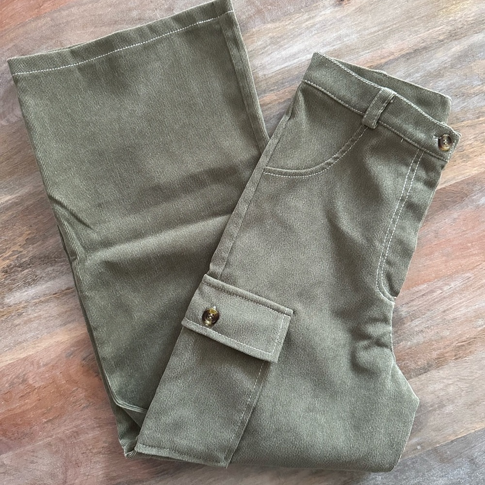 Olive Green Cargo Pants